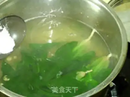 Make Green spinach soup step 8