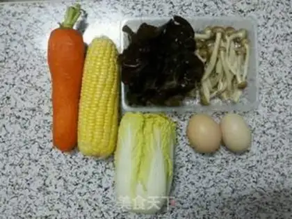 Make Carrot crab mushrooms step 0