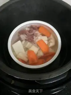 Make Liang Huaishan soup step 2