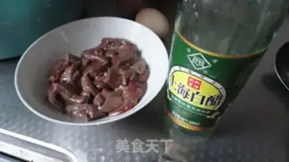 Make Pork liver spinach soup step 0