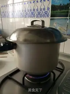 Make Big cabbage tofu stewed bones step 6
