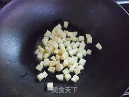 Make Apple eggcake step 2