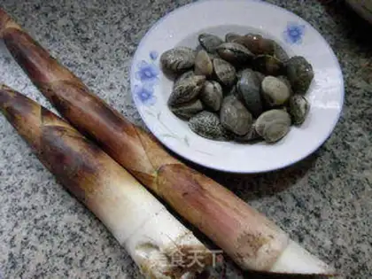 Make Flower clams and thunder step 0