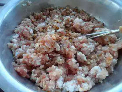 Make Sour pork dumplings step 3
