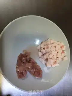 Make Garlic pig blood step 1