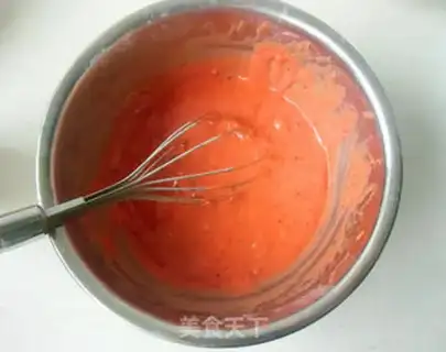 Make Flamingo fruit cupcakes step 4
