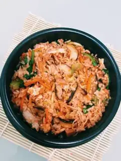 Make Rock pan rice step 11