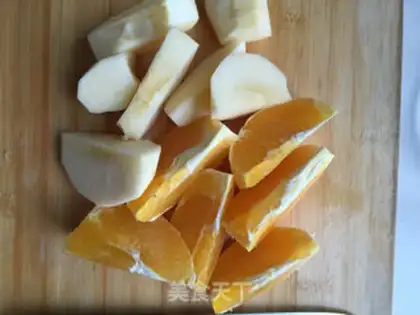 Make Apple orange juice step 1