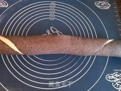 Make Black sesame rolls step 14