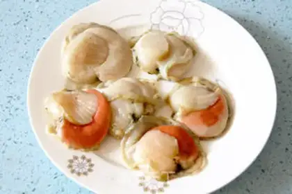 Make Scallops with sweet pea mud step 0