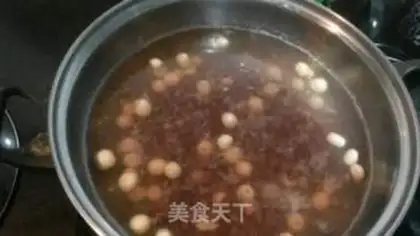 Make Red Bean Lotus soup step 1