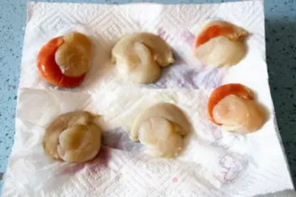 Make Scallops with sweet pea mud step 2