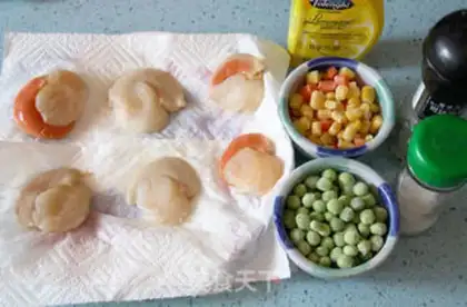 Make Scallops with sweet pea mud step 3