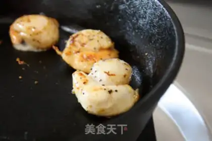 Make Scallops with sweet pea mud step 11