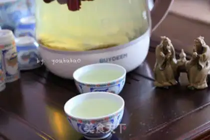 Make Cow and red date tea step 4