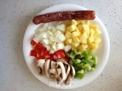 Make Square gold pizza step 2