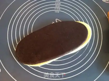 Make Black sesame double toast step 6