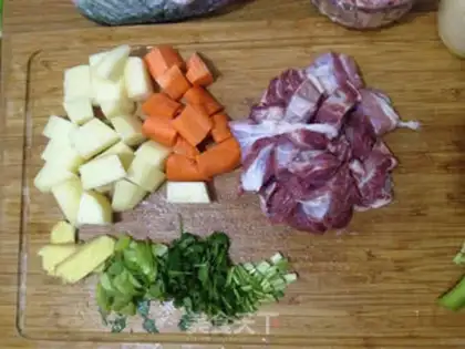 Make Red beef step 0