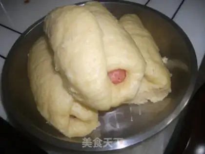 Make Hot dog rolls step 7