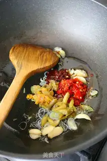 Make Piper pepper with fried chicken step 3