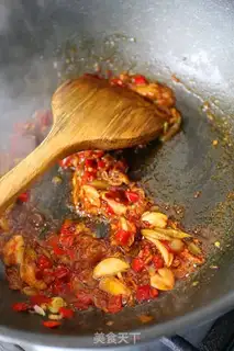 Make Piper pepper with fried chicken step 4