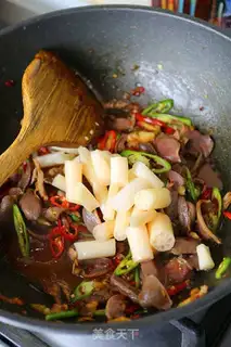 Make Piper pepper with fried chicken step 8