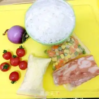 Make Bacon tomato rice step 0