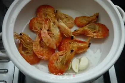 Make Shrimp drys pumpkins step 2