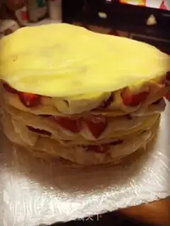 Make Strawberry lasagna step 9