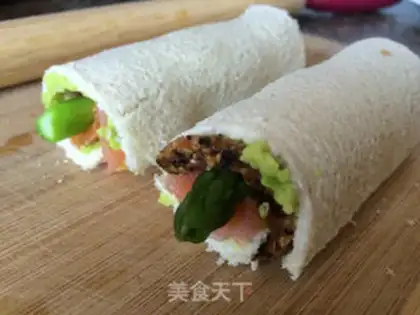 Make Salmon toast step 7