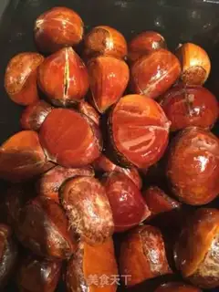 Make Sugar roasted chestnuts step 1