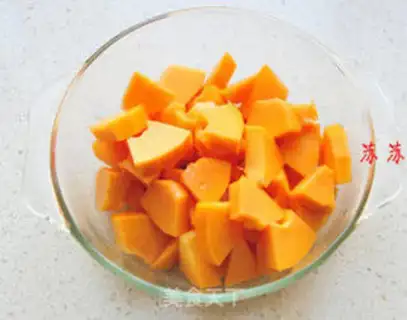 Make The papaya silver spoon step 1