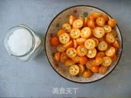 Make Sugar and gold oranges step 1
