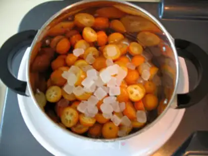 Make Sugar and gold oranges step 2