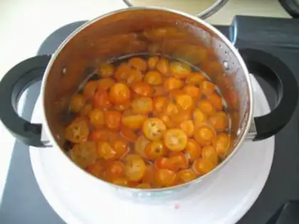 Make Sugar and gold oranges step 3