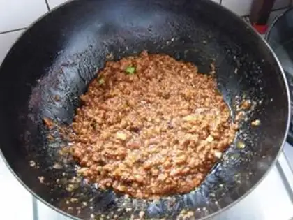 Make Secret meat sauce step 7