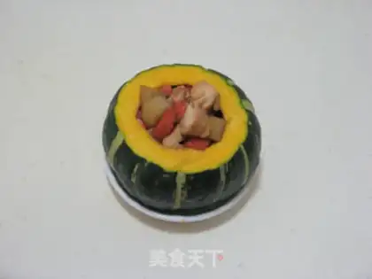 Make The chicken dingsh and the pumpkin step 6