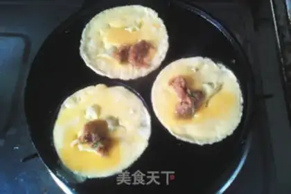 Make Delicious egg dumplings step 4
