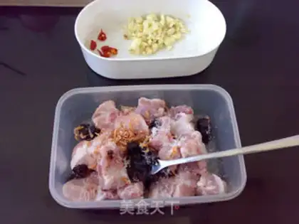 Make ♪ Soy, soy shrimp ♪ step 1