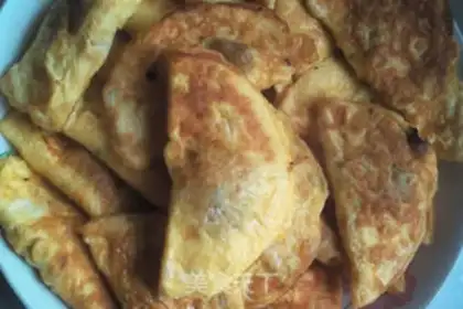 Make Delicious egg dumplings step 6