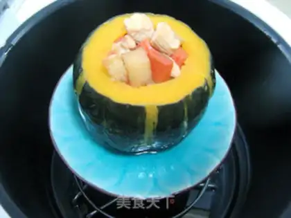 Make The chicken dingsh and the pumpkin step 8