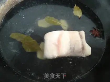 Make Garlic white meat step 1