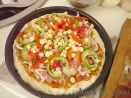 Make Bacon pizza step 14