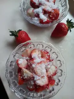 Make Sugar with strawberry step 5