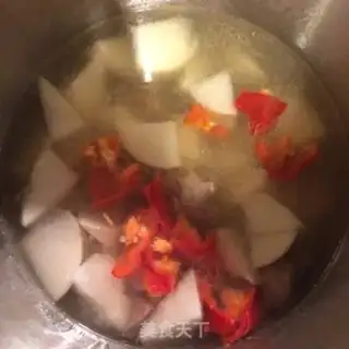 Make A lamb stew with radish step 4