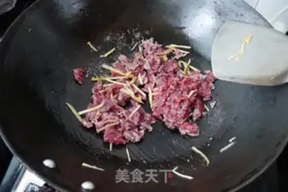 Make Beef with cabbage step 2
