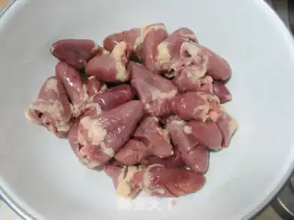 Make Air-cooked chicken heart step 0