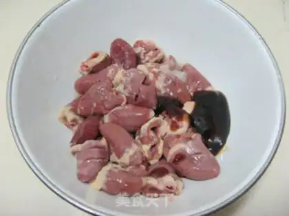 Make Air-cooked chicken heart step 1