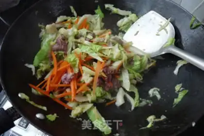 Make Beef with cabbage step 6
