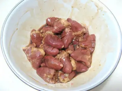 Make Air-cooked chicken heart step 2
